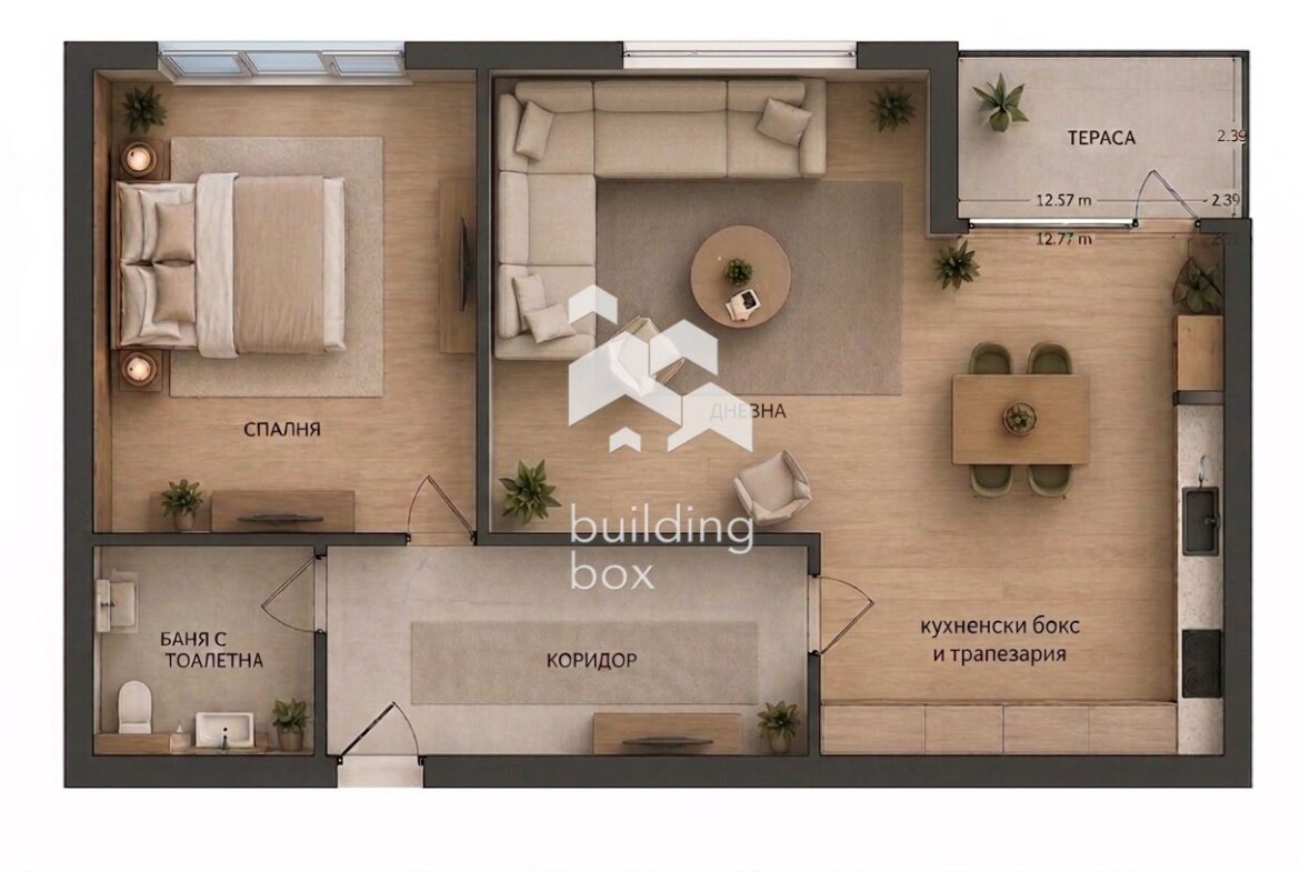 2-стаен - София - 0