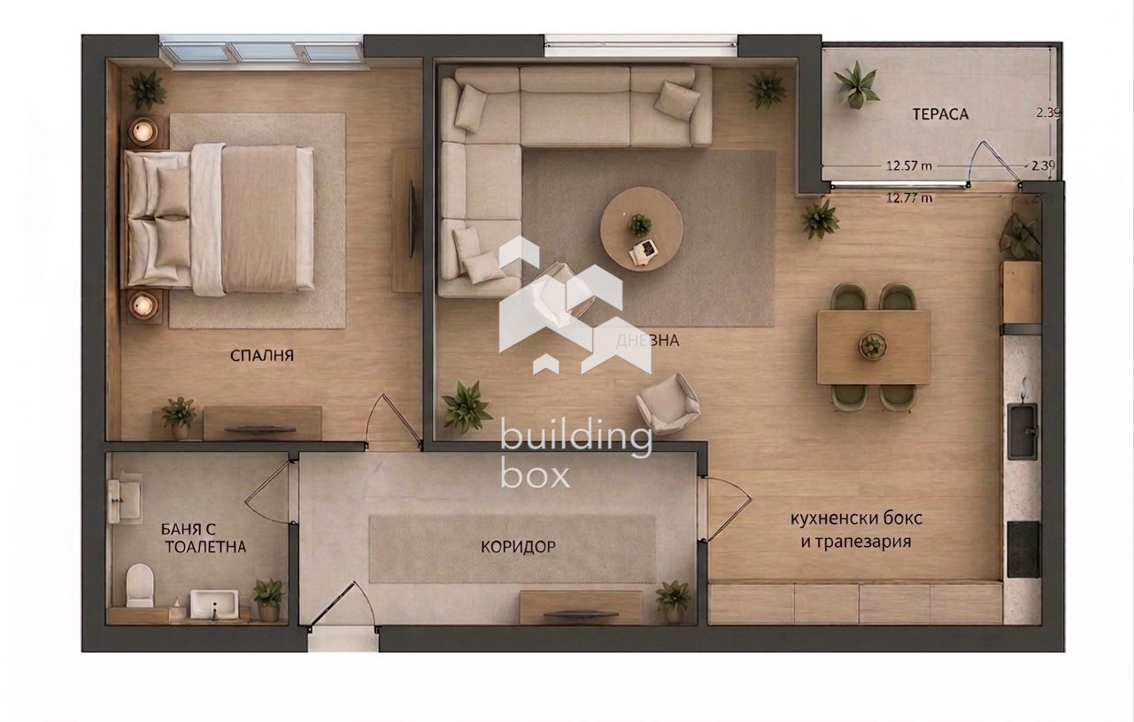 2-стаен - София - 0