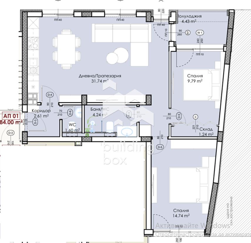 Апартамент в бутикова жилищна сграда, разположена срещу Младежкия хълм - 0