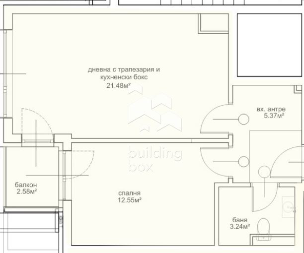 Двустаен апартамент в кв. Овча купел 2 - 0