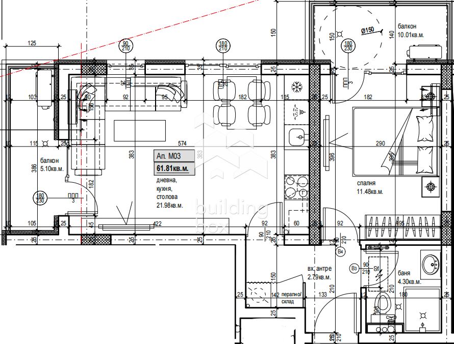 Двустаен апартамент в нов комплекс - кв. Христо Смирненски - 0