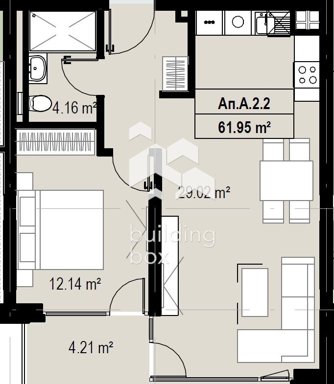 2-стаен апартамент Витошки Камбаните - 0
