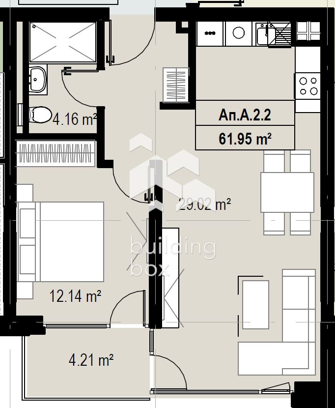 2-стаен апартамент Витошки Камбаните - 0