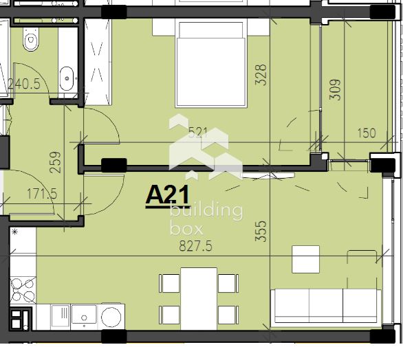 Двустаен апартамент - кв. Кършияка - 0