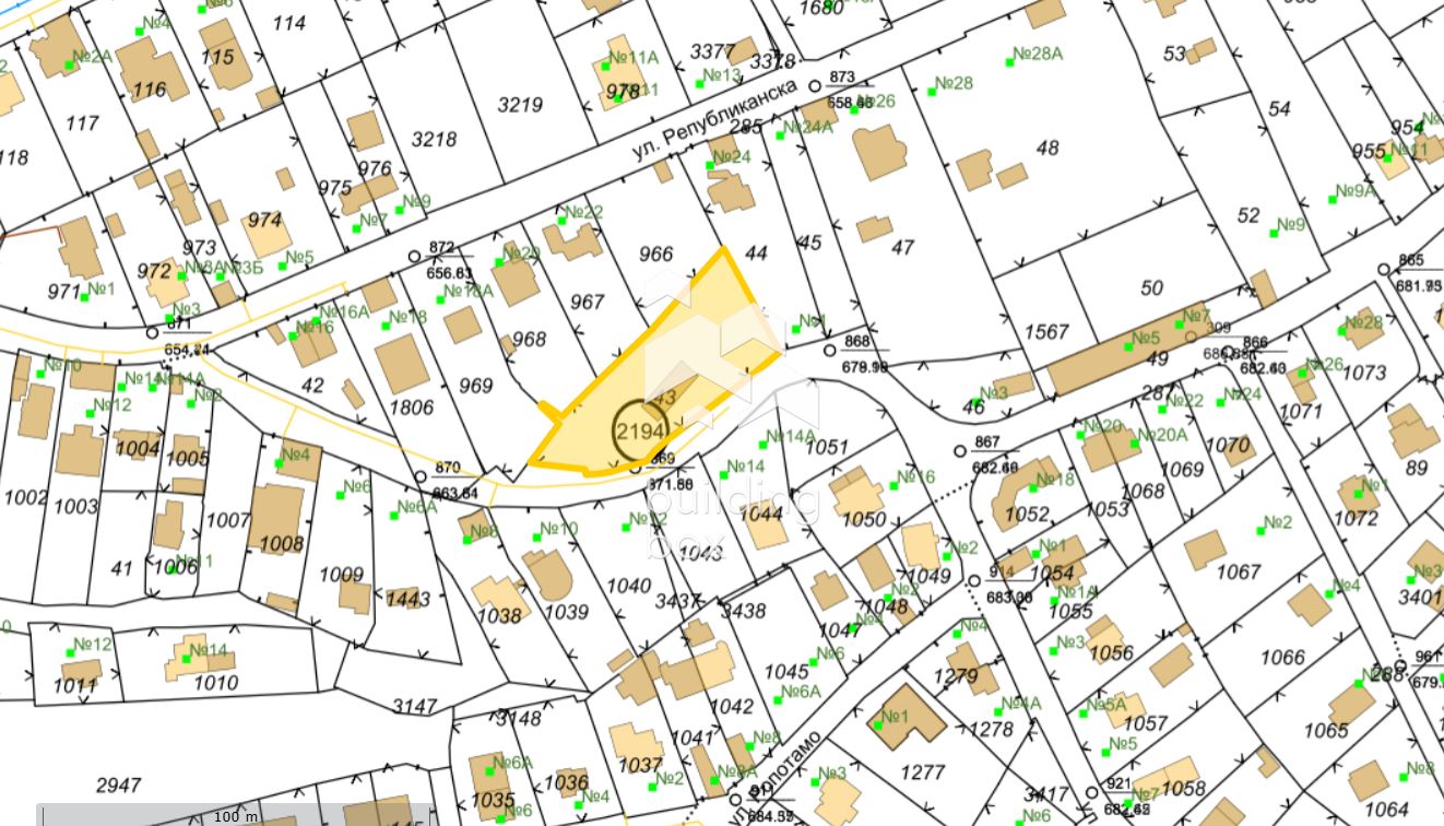 Парцел за жилищно строителство с готов проект – гр. Банкя