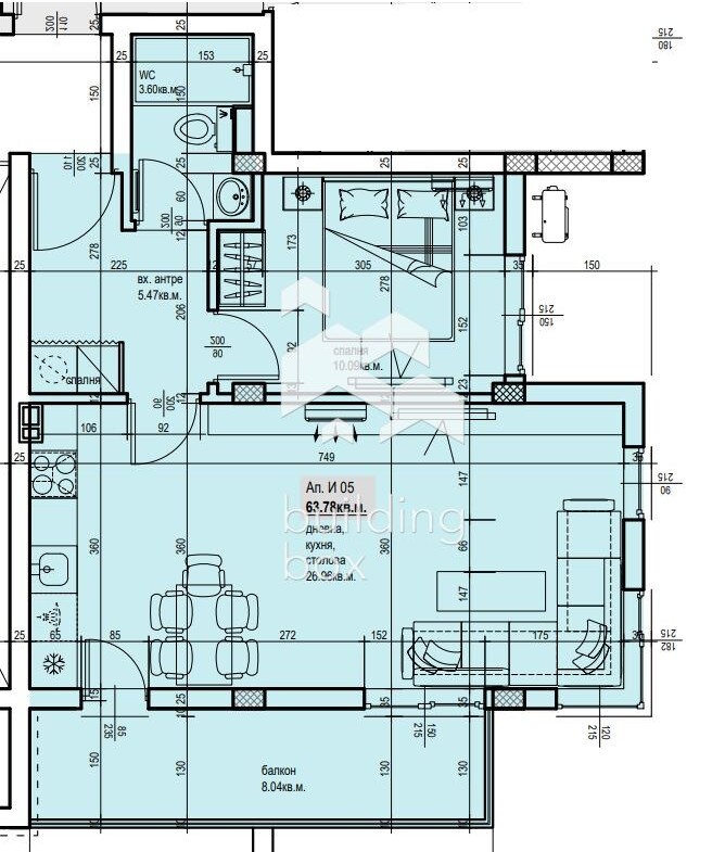 Двустаен апартамент с АКТ15 - кв. Остромила - 0