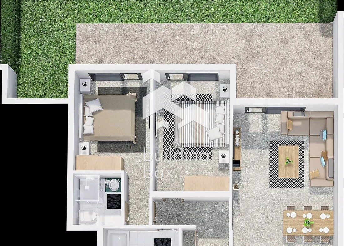 Тристаен апартамент в нов затворен комплекс в кв. Христо Смирненски. - 0