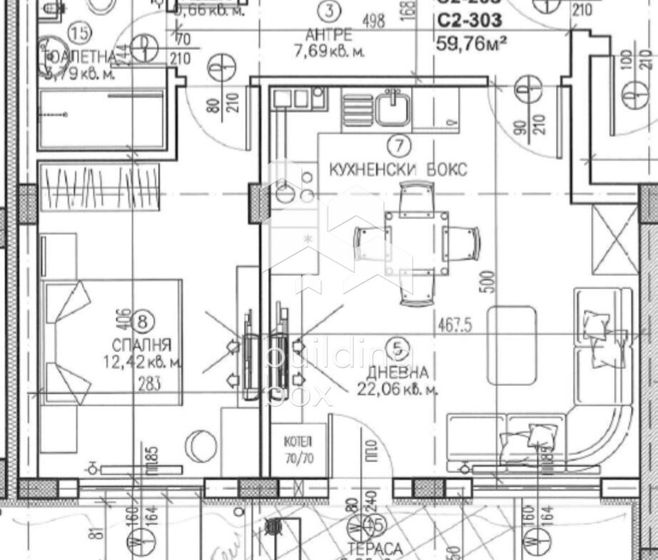 Двустаен апартамент | Modera Residence - 0