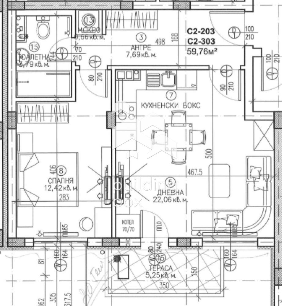 Двустаен апартамент | Modera Residence - 0