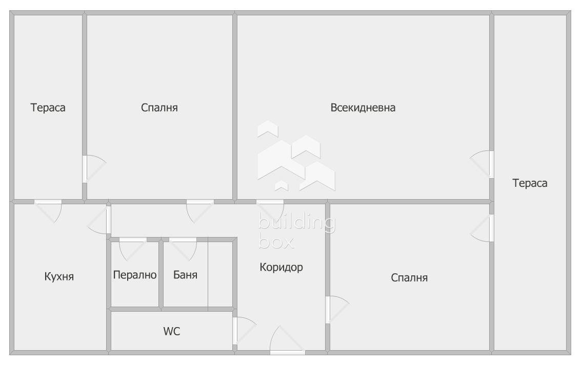Тристаен апартамент под наем в кв. Чайка - 0