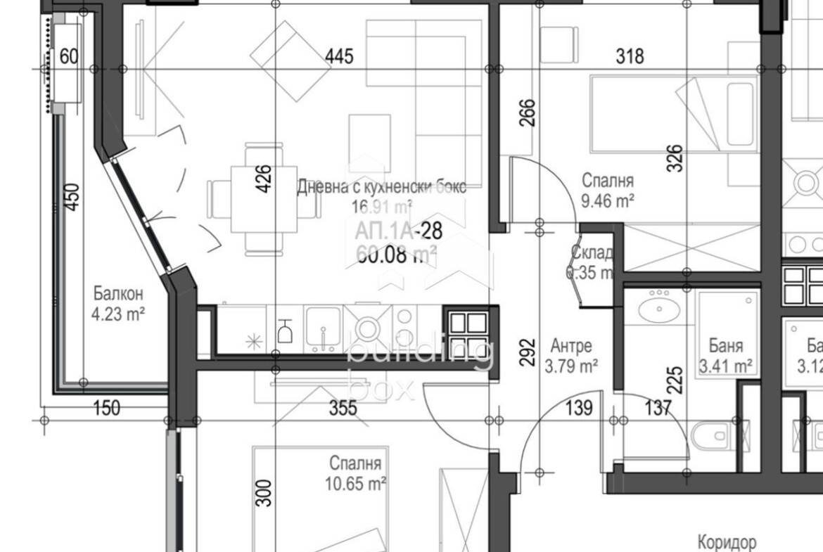 Тристаен апартамент с Акт 16 в затворен комплекс NIDO RESIDENCE на ул. „Житница“ - 0