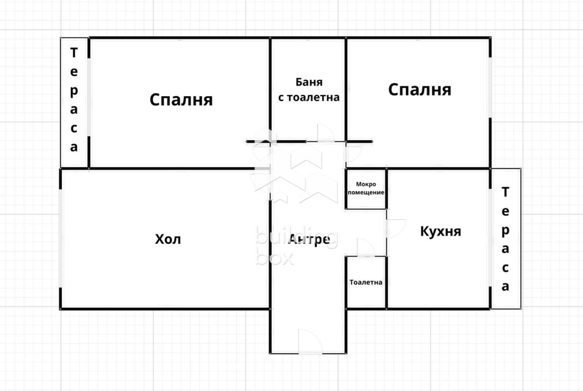 3-стаен апартамент в Център - 0