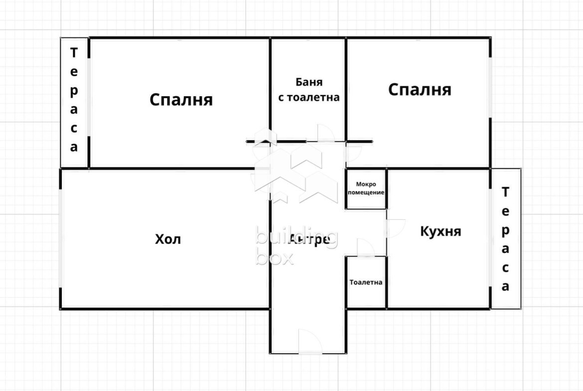 3-стаен апартамент в Център - 0