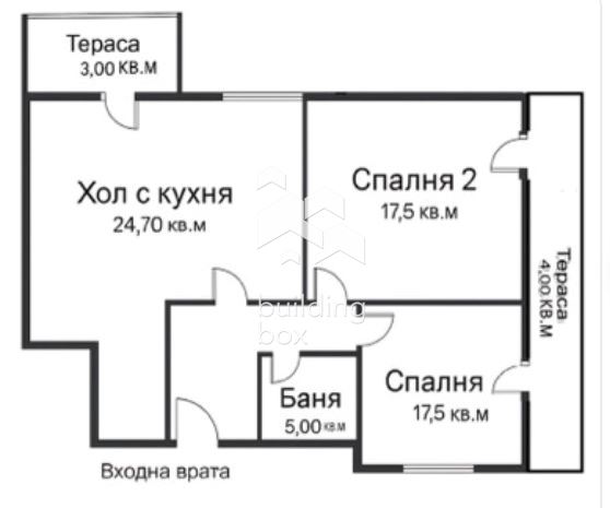 Обзаведен посторен и светъл тристаен апартамент - гр. Сандански - 0