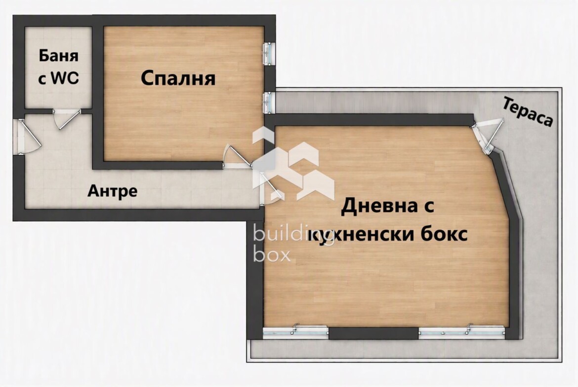 Двустаен обзаведен апартамент - 0