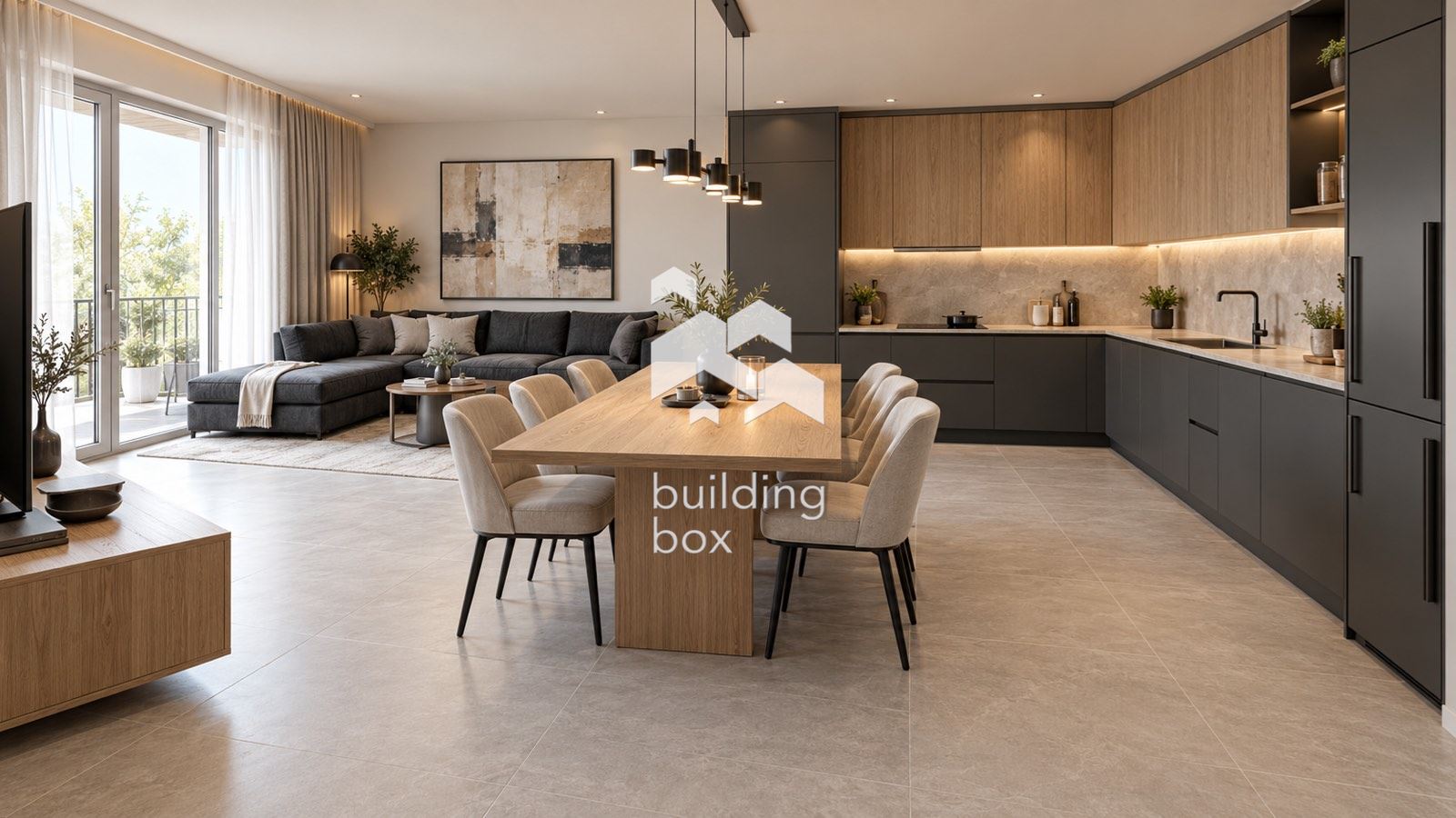 Тристаен апартамент в затворен комплекс,кв.Виница,гр.Варна - 0