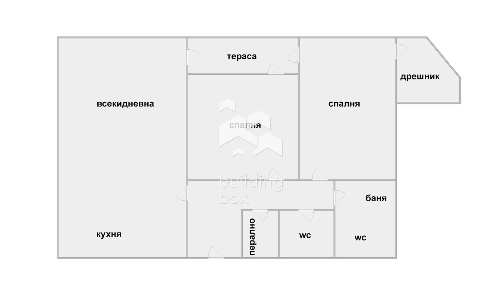 Обзаведен тристаен апартамент - 0